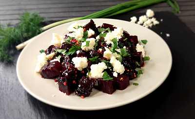 Салат Свекла с сыром. Вкуснейший салат от Сдобной деревни. 