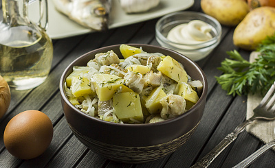 Салат Селёдка по-домашнему. Вкуснейший салат от Сдобной деревни. 