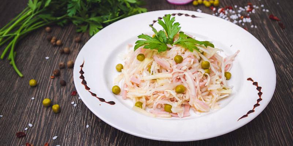 Салат Новгородский. Вкуснейший салат от Сдобной деревни. 