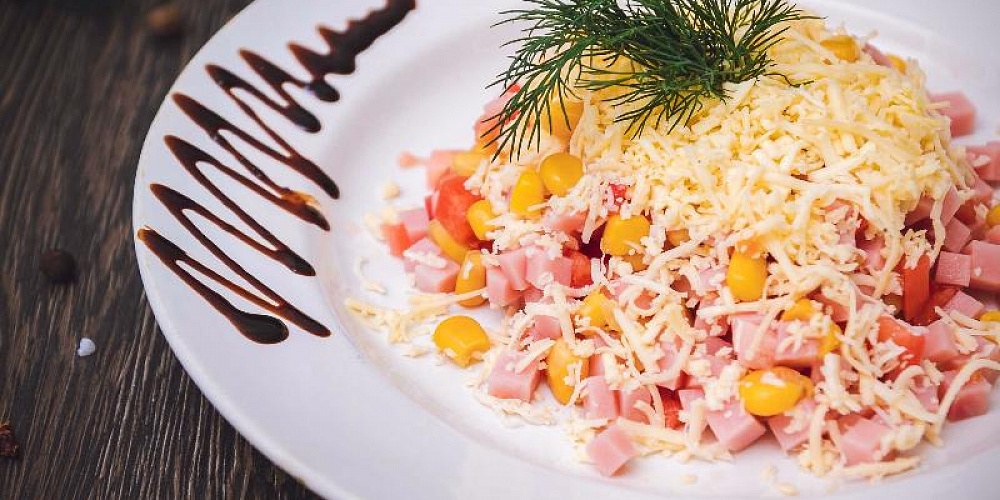 Салат Фантазия. Вкуснейший салат от Сдобной деревни. 