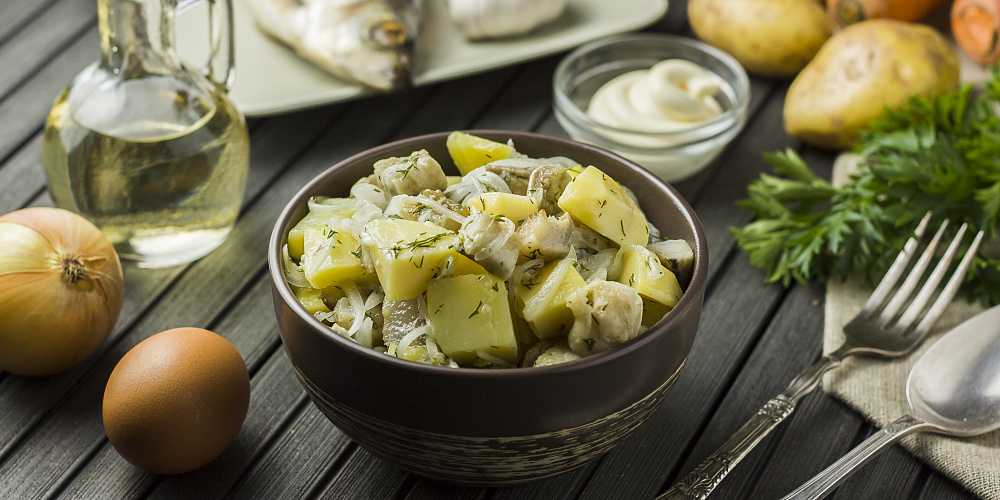 Салат Селёдка по-домашнему. Вкуснейший салат от Сдобной деревни. 