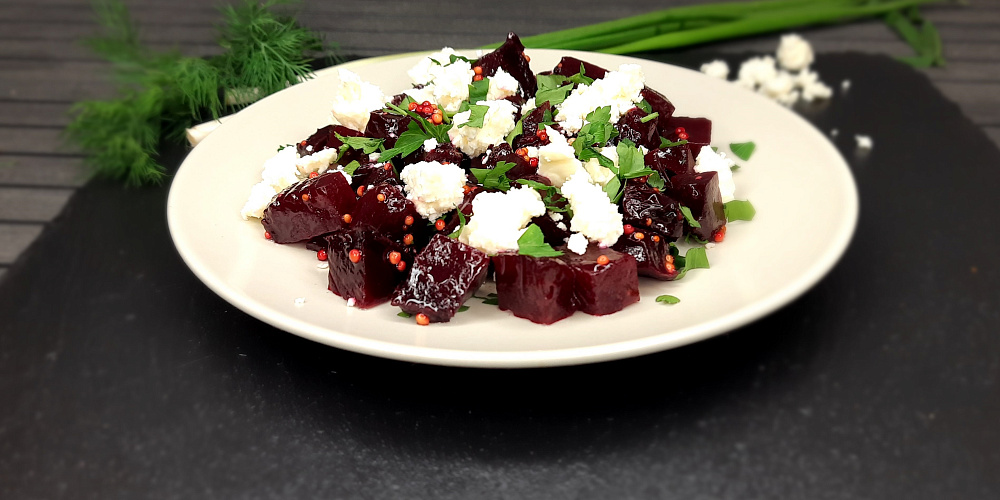 Салат Свекла с сыром. Вкуснейший салат от Сдобной деревни. 