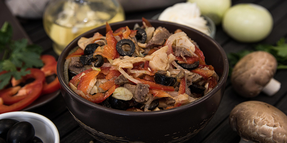 Салат Уралочка. Вкуснейший салат от Сдобной деревни. 