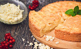 Песочный пирог с творогом