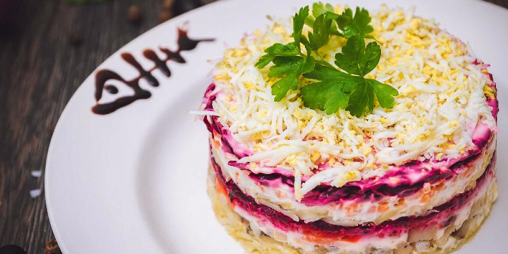 Салат Сельдь под шубой. Вкуснейший салат от Сдобной деревни. 