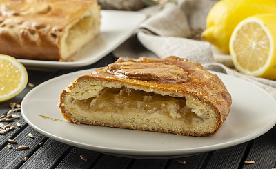 Пирог с лимоном