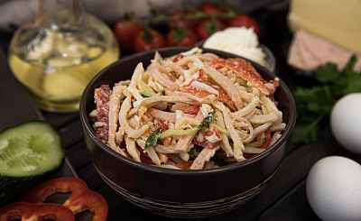 Салат Волшебница. Вкуснейший салат от Сдобной деревни. 