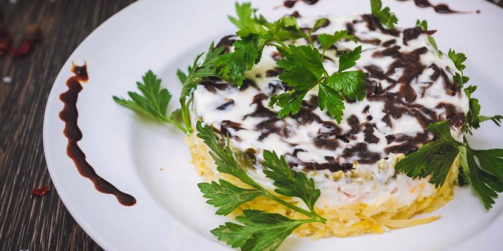 Салат Смуглянка. Вкуснейший салат от Сдобной деревни. 