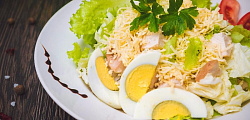 Салат Цезарь. Вкуснейший салат от Сдобной деревни. 