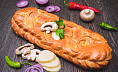 Пирог сдобный с грибами и картофелем. Доставка по Челябинску. Купить этот пирог в Сдобной деревне.